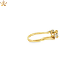 Load image into Gallery viewer, 9ct Gold Multistone Ring with Round Cut Diamond