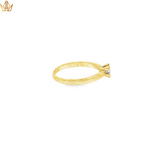 Load image into Gallery viewer, 18ct Gold Princess Cut Diamond Solitaire Ring