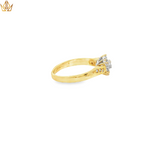 Load image into Gallery viewer, 18ct Yellow Gold Multi-Stone Diamond Cluster Ring