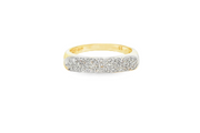 18ct Yellow Gold Diamond Band Ring