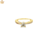 Load image into Gallery viewer, 9ct Gold Diamond Ring with Round Brilliant Cut