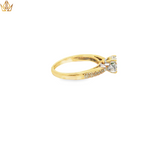 Load image into Gallery viewer, 9ct Gold Diamond Ring with Round Brilliant Cut