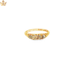 Load image into Gallery viewer, 18ct Gold Multistone Ring with Round Brilliant Cut Diamonds