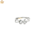 Load image into Gallery viewer, White Gold Multistone Ring with Round Cut Diamonds