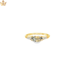 Load image into Gallery viewer, 18ct Gold &amp; Platinum Ring with Round Cut Diamonds