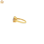 9ct Gold Cocktail Ring with Vivid Pink Sapphire
