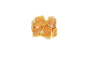 18ct Gold Cocktail Ring with Round Brilliant Diamonds