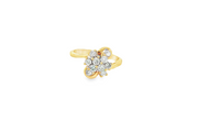 18ct Gold Multi-Stone Diamond Ring, Round Brilliant Cut