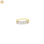 Load image into Gallery viewer, 18ct Gold Multistone Ring with Round Brilliant Cut Diamonds