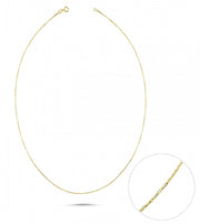 14ct Gold Yellow Chain Necklace