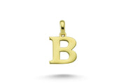 14ct Letter B Gold Pendant (Chain Not Included)