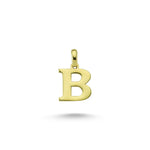 Load image into Gallery viewer, 14ct Letter B Gold Pendant (Chain Not Included)
