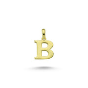 14ct Letter B Gold Pendant (Chain Not Included)