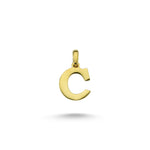Load image into Gallery viewer, 14ct Letter C Gold Pendant (Chain Not Included)