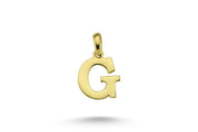 14ct g Letter Gold Pendant (Chain Not Included)
