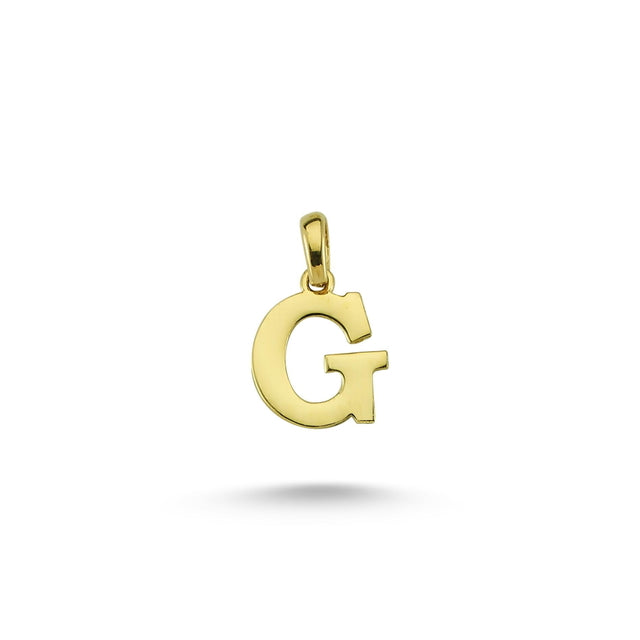 14ct g Letter Gold Pendant (Chain Not Included)