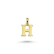14ct Letter H Gold Pendant (Chain Not Included)