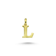 14ct Letter L Gold Pendant (Chain Not Included)