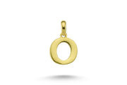 14ct Letter O Gold Pendant (Chain Not Included)