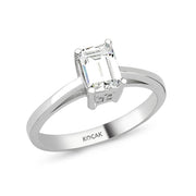 14ct White Gold Solitaire Ring