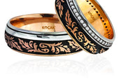 14ct Rose White Gold Wedding Ring