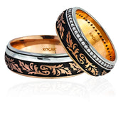 14ct Rose White Gold Wedding Ring