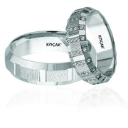 14ct White Gold Wedding Ring