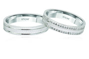 14ct White Gold Wedding Ring