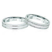 14ct White Gold Wedding Ring