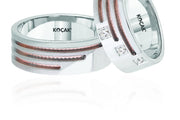 14ct Rose White Gold Wedding Ring