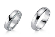 14ct White Gold Wedding Ring