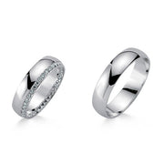 14ct White Gold Wedding Ring