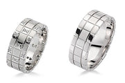 14ct White Gold Wedding Ring