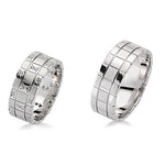 Load image into Gallery viewer, 14ct White Gold Wedding Ring