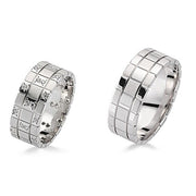 14ct White Gold Wedding Ring