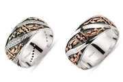 14ct Rose White Gold Wedding Ring