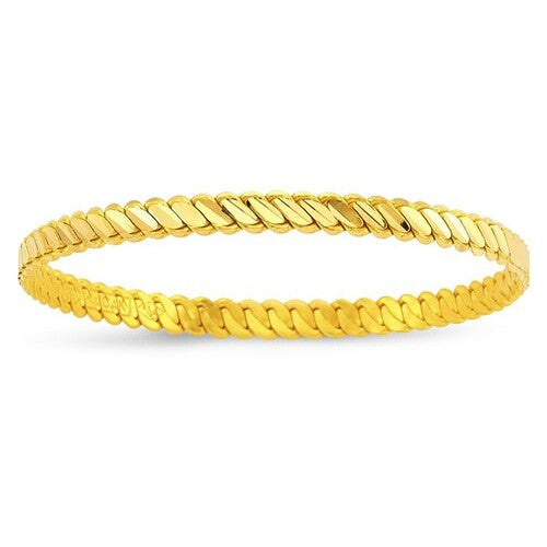22ct 15 g Triple Burma Twist Bangle