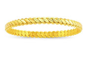22ct 18 g Triple Burma Twist Bangle