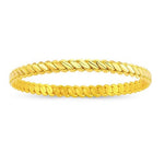 Load image into Gallery viewer, 22ct 18 g Triple Burma Twist Bangle