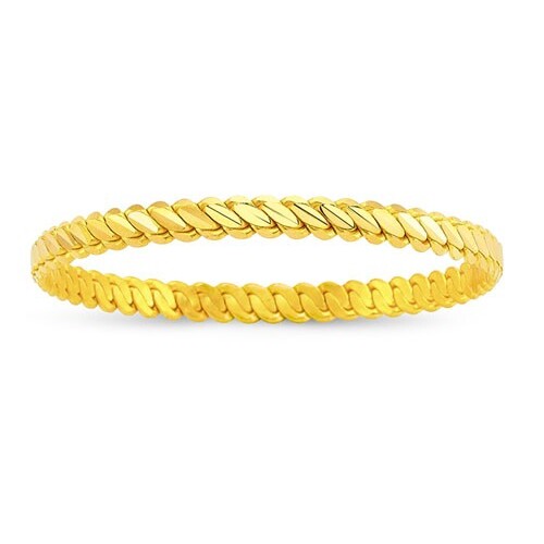 22ct 18 g Triple Burma Twist Bangle