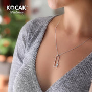 0.32 Karat Design Diamond Necklace