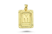14ct Vintage Gold Letter Pendant (Chain Not Included)