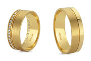 14ct Pair Gold Wedding Ring
