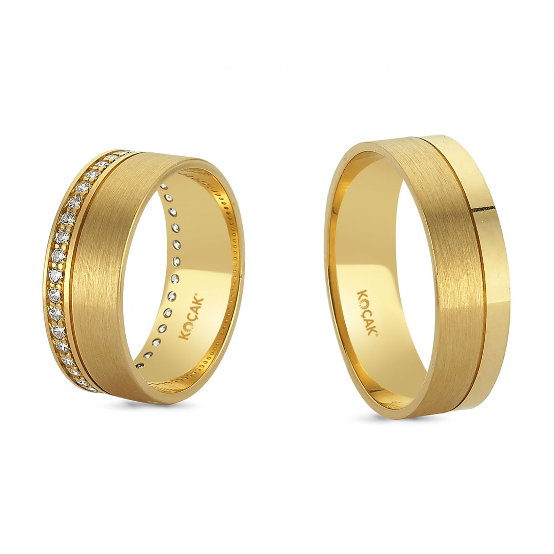 14ct Pair Gold Wedding Ring
