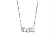 0.23 Karat Baguette Stone Set Diamond Necklace