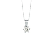 0.42 Karat Diamond Solitaire Necklace