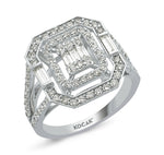 Load image into Gallery viewer, 0.92 Karat Diamond Baguette Stone Set Ring