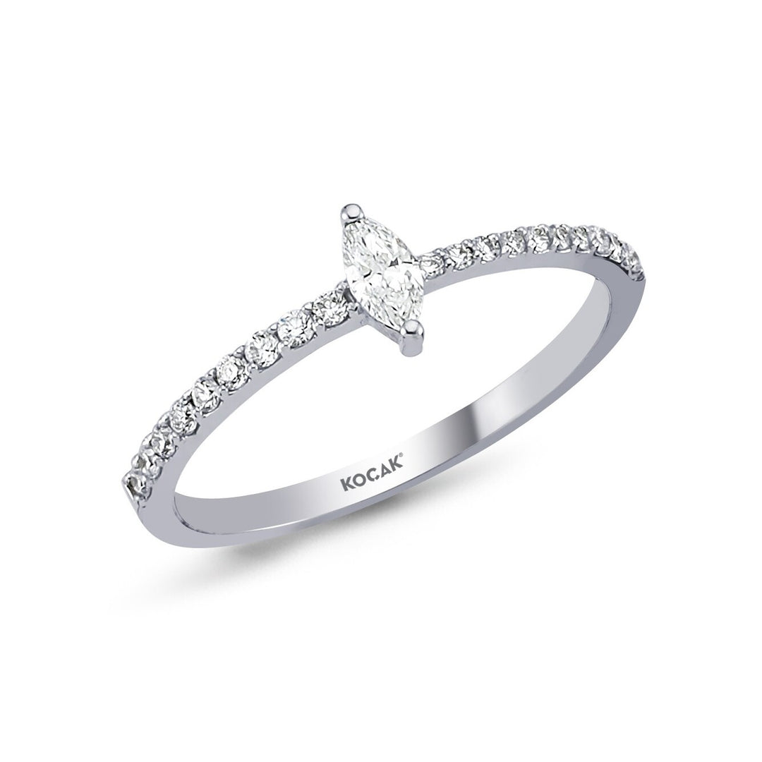 0.25 Karat Markiz Diamond Ring