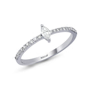 0.25 Karat Markiz Diamond Ring