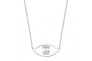 0.26 Karat Baguette Stone Set Diamond Necklace
